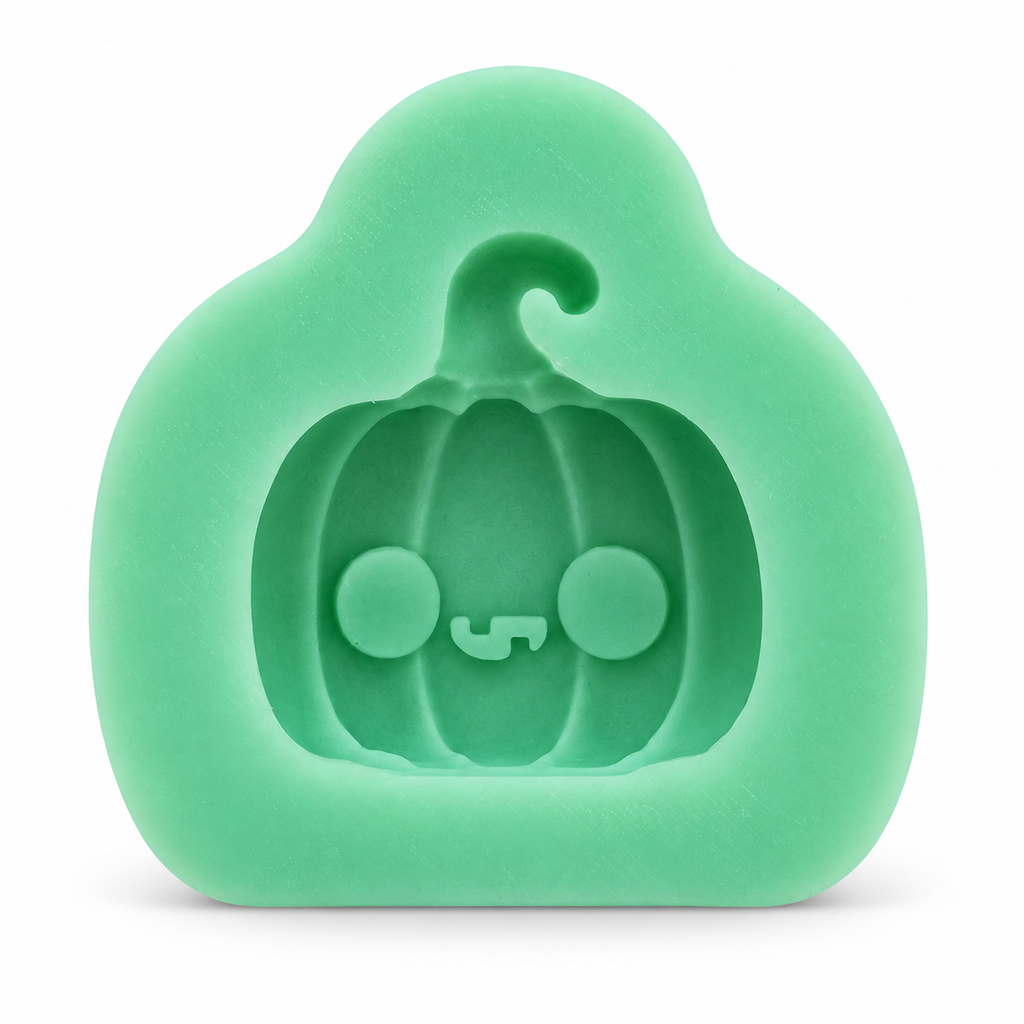 Molde Silicona - Calabaza Kawaii (Halloween, Día de Muertos)