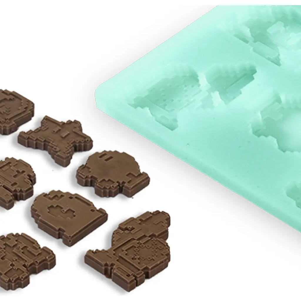 Molde Silicón Chocolate, Fondant, Dulces - Super Mario Bros 3
