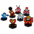 7pz. Mini Figuras 3d - Mega Man + Robot Masters Videojuegos