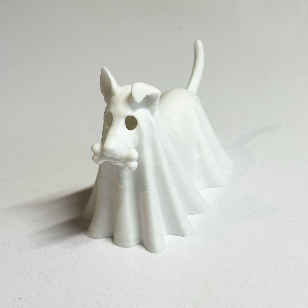 Lámpara Perrito Fantasma - Archivo Digital STL para Impresión 3D